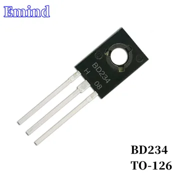 10/20Pcs BD234 DIP Tranzistors-126 PNP Tipa Bipolāriem Pastiprinātāja Tranzistora 45V/6A