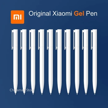 Sākotnējā Xiaomi Mijia Gēla Pildspalva MI Pildspalvu 9.5 mm Parakstīšanas Pildspalvu PREMEC Gluda Šveice Piepildīt MiKuni Japānas Krāsa (Melns/Zils), Labāko Dāvanu