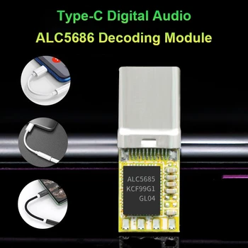 Tipa-C Digitālā Audio ALC5686 Dekodēšanas Moduli PCBA Modulis Xiaomi Samsung Ipad Adaptera Modulis